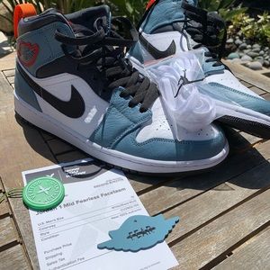 Special Edition Fearless Air Jordan 1.  Size 10.